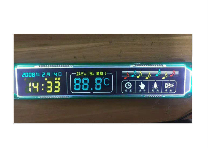 exposição de 5.0V FSTN LCD/exposição monocromática de Transflective LCD para o sistema de portador do veículo