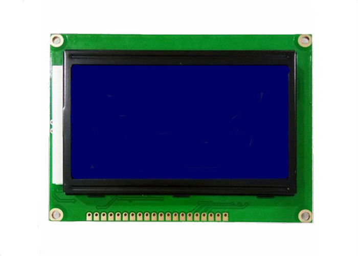 tela gráfica do Lcd da ESPIGA da matriz dos pontos do módulo 128 x 64 da exposição de 5V 12864 Lcd com luminoso azul