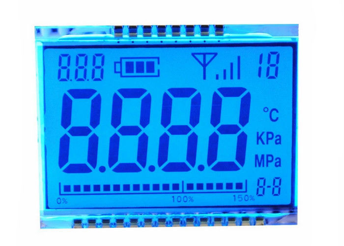 Tamanho feito sob encomenda LCD do segmento do dígito 7 da exposição reflexiva do TN para o medidor 3.3V