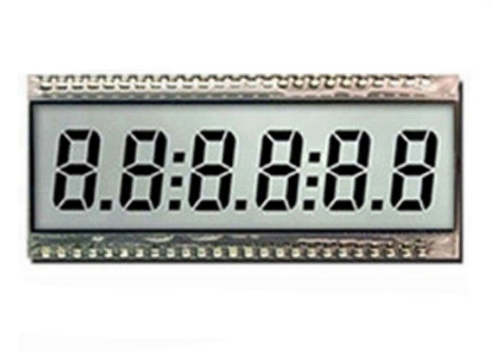 Módulo numérico feito sob encomenda da exposição monocromática do LCD da exposição branca do TN LCD da cor
