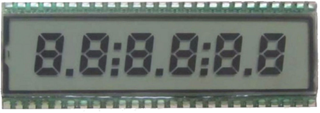 Módulo numérico feito sob encomenda da exposição monocromática do LCD da exposição branca do TN LCD da cor
