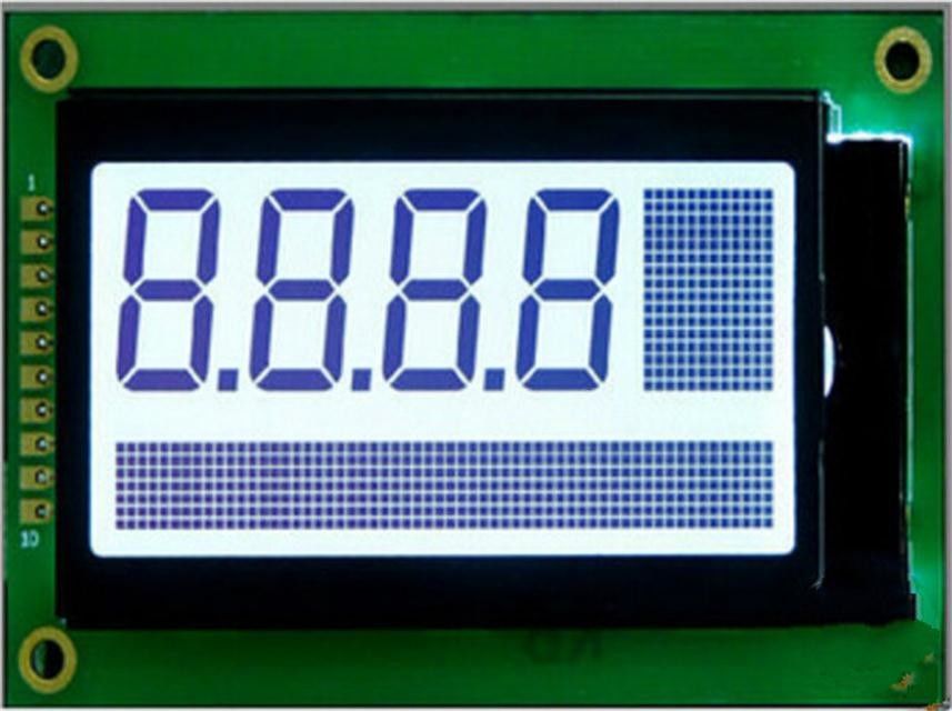 Módulo largo da exposição do ângulo de visão FSTN LCD para produtos da eletrônica
