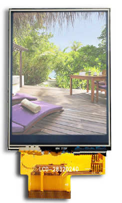 O módulo da polegada 240RGB x 320 TFT Lcd da alta resolução 2,8 com ILI9341 IC e MCU/RGB conectam