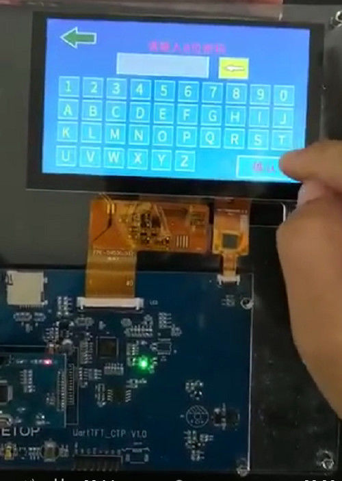 Exposição esperta de TFT LCD de 4,3 polegadas para o PWB/projeção a cores numérica do LCD