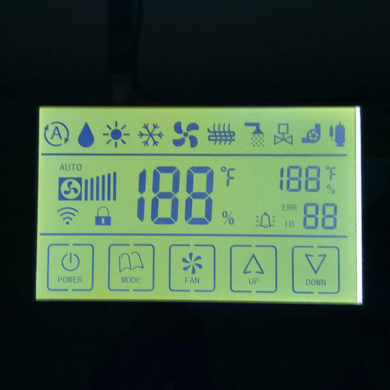 O segmento Lcd projeta a exposição de FSTN/TN Lcd, jogo monocromático transmissivo do Lcd do conector da zebra para o medidor de água