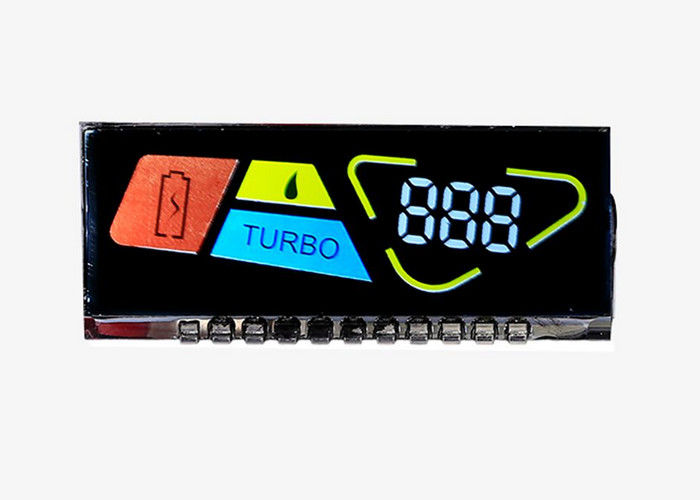O Lcd indica 8 a tela larga do ângulo de visão do modo do Lcd do contraste alto do negativo da exposição decimal do segmento do VA DFSTN Lcd 7 dos números