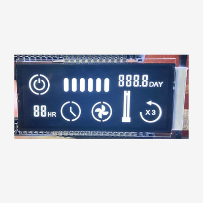 Tela LCD TN monocromática personalizada, tela LCD de segmento digital para monitor de carro