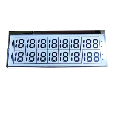 Monocromático Pequeno 6' Relógio Positivo TN 50 Pinos Visor LCD 6 Dígitos 7 Segmentos