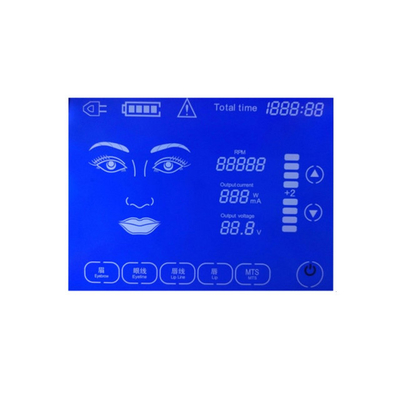 Painel LCD de tamanho personalizado de 3 dígitos e 7 segmentos, tela LCD digital positiva para ar condicionado