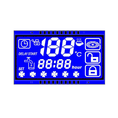 Display LCD de tamanho personalizado para equipamentos de beleza, display LCD HTN negativo de 6 horas