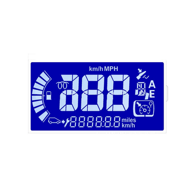 Visor LCD personalizado transfletivo monocromático TN 6 horas para instrumento