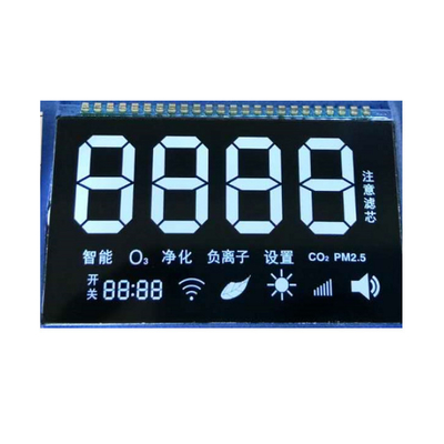 Oem Odm Pin Conector programável VA Display LCD 6 horas Monocromático