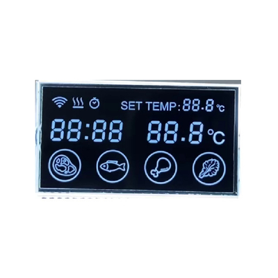 Tela de tamanho personalizado preto Display LCD VA Display LCD monocromático personalizado