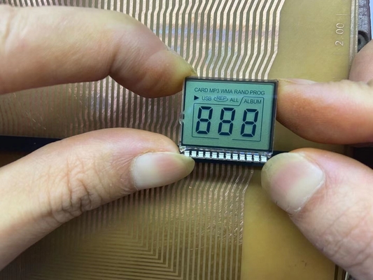 Display LCD HTN para reprodução multimídia
