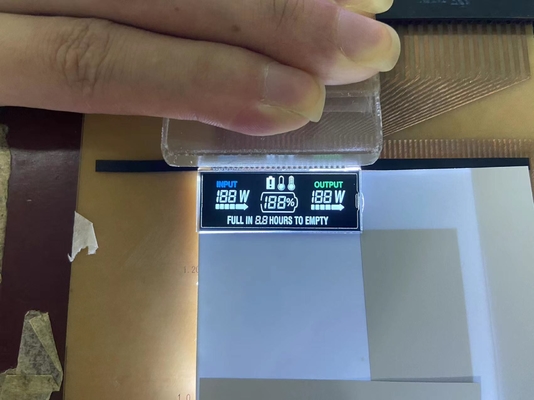 Display LCD VA negativo personalizado 12 O ClockLcd Display Transmissor Digital Gráfico LCD Painel de vidro Va para alimentação