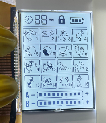 3.6V Matriz Positiva HTN Ecrã LCD Transmissor Gráfico Ecrã LCD Para Massagista