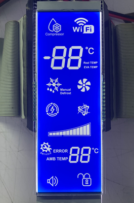 6 O Relógio Módulo de conector FPC negativo STN Positivo Lcd Display Dimensão pequena Para frigorífico