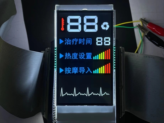 Preço por atacado VA Segmento LCD Display Color PIN Control Screen White Backlight For Massager