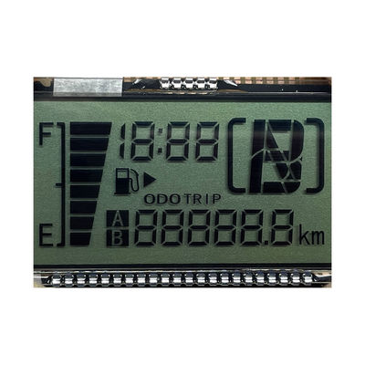 Ecrã LCD HTN personalizado de alta qualidade de oito formas monocromático de 7 segmentos