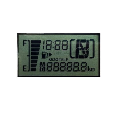 Segmento de motocicleta personalizado HTN tela LCD positiva medidor de velocidade digital módulo LCD medidor de distância luz de fundo
