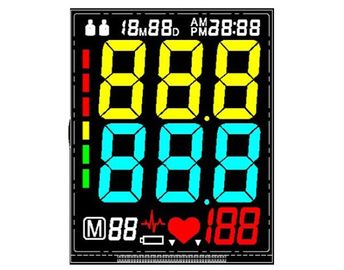 Módulo do Lcd do segmento de Digitas 7, tela transparente do módulo do Va Lcd para o Sphygmomanometer