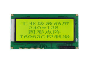 T6963c gráfico do módulo 240 x 128 do LCD de 5,3 polegadas controlador negativo da definição STN