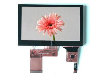 Relação capacitiva do Rgb Spi do écran sensível de TFT LCD do brilho alto da exposição do Lcd de 4,3 polegadas para o equipamento industrial