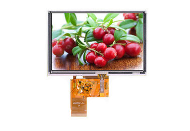 Exposição 800 de TFT Lcd de 5,0 polegadas * 480 tela de Tft do brilho alto da relação do tela táctil 16/18/24bit RGB