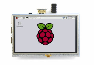 Tela táctil de TFT do pi da framboesa de 5,0 polegadas, visualização ótica de tela táctil do LCD da relação de HDMI USB 
