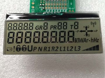 17 módulo feito sob encomenda do Lcd do segmento dos dígitos 7, medidor de série da energia da roda denteada I2C da exposição do Pin de metal Transflective Lcd