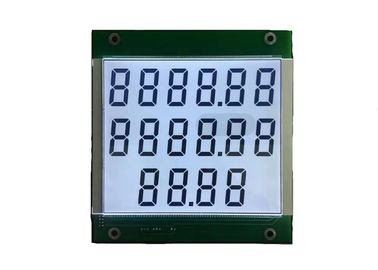 O fabricante 7 do Lcd segmenta 4 a exposição do Lcd HTN da exposição monocromática do dígito para o distribuidor do combustível