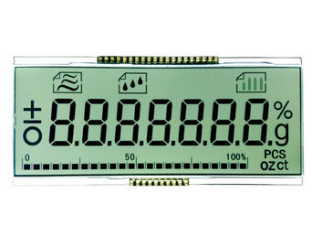 Dígito monocromático do segmento 4 da exposição 7 do TN LCD alfanumérico com Pin impermeável do conector 18