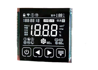 módulo numérico monocromático transmissivo do LCD do dígito do segmento da tela sete da exposição de 3.5V VA LCD