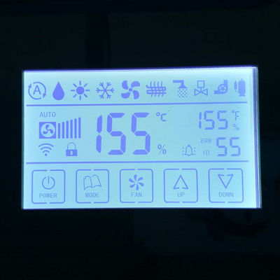 O segmento Lcd projeta a exposição de FSTN/TN Lcd, jogo monocromático transmissivo do Lcd do conector da zebra para o medidor de água