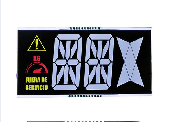 O Lcd indica 8 a tela larga do ângulo de visão do modo do Lcd do contraste alto do negativo da exposição decimal do segmento do VA DFSTN Lcd 7 dos números