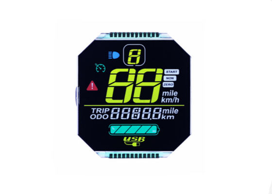 Módulo LCD Arredondado de 7 Segmentos Personalizado