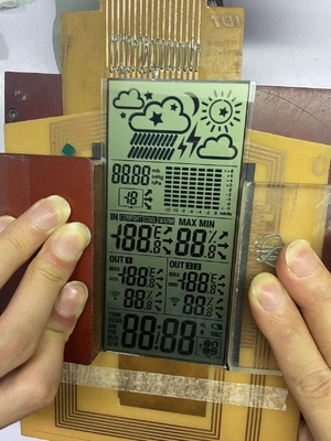 O consumo TN LCD da baixa potência indica o módulo grande do segmento do tamanho para o termostato esperto