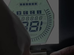 Ecrã LCD HTN Monocromo 7 Segmentos Gráfico Ecrã LCD Para Instrumento